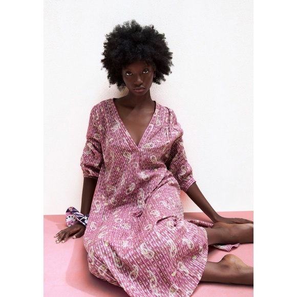 Zara Dresses Zara Paisley Print Dress Poshmark